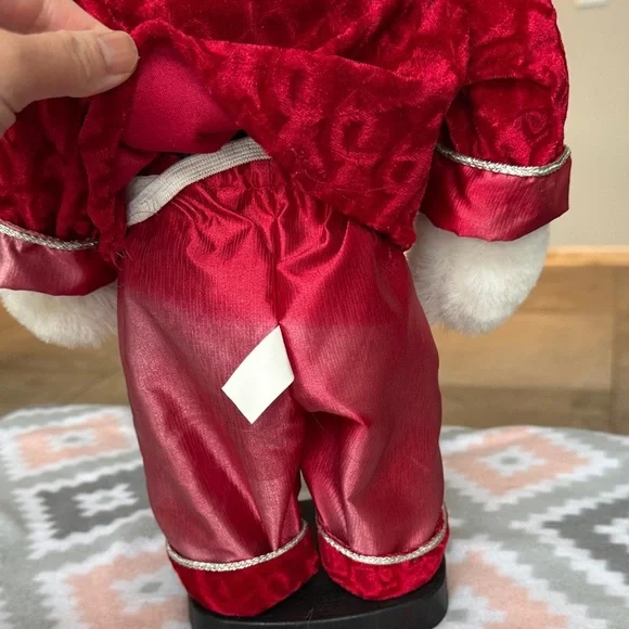 Vintage DanDee Teddy Bear in Red Suit and Black Hat tie 19” tall - Picture 5 of 9